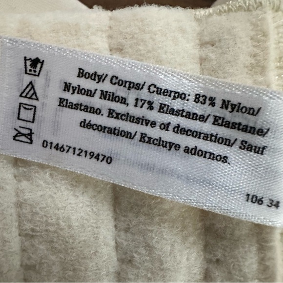 Maidenform Bra: One Fabulous Fit Strapless Bra 7955, Clear straps, Cream, 36D - Picture 5 of 7